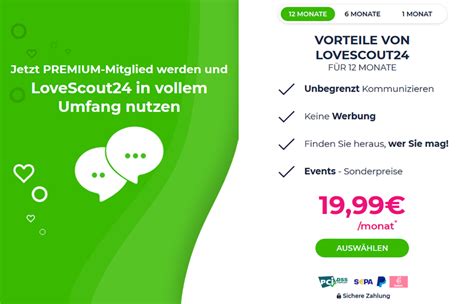 lovescout24 kosten|LoveScout Kosten